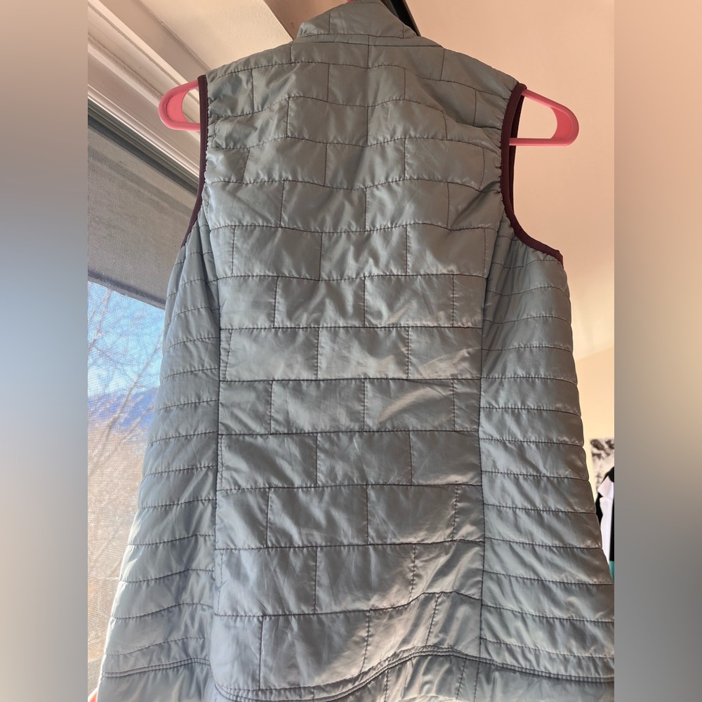 Patagonia Nano Puff Vest Light Blue XS Smirnoff Ice Vodka Corporate Logo - Picture 7 of 10